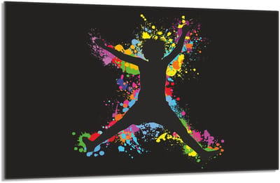 TMK ArtDeko - Snijplank - 80x52 cm - Glas - Osłona kuchenki