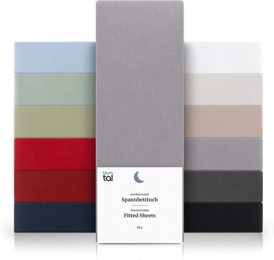 Hoeslaken Microvezel 160 x 200 cm - Oeko-Tex Gevaarloze Kwaliteit voor Matrassen tot 25 cm
