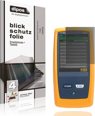 dipos – Matte Privacy Screenprotector geschikt voor Fluke DSX8000 | Anti-Spy Beschermfolie
