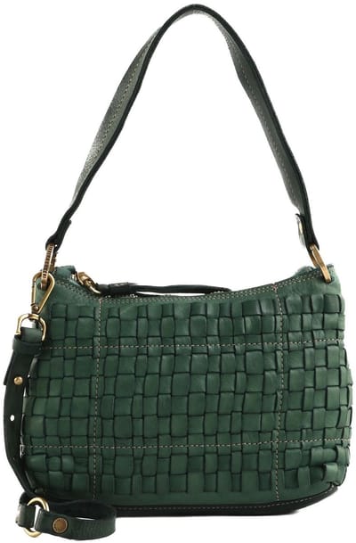 CATERINA LUCCHI Leren schoudertas Asia Shoulder Bag Pino groen