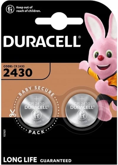 Duracell CR2430 Lithium Knoopcel Batterij 2 Stuks