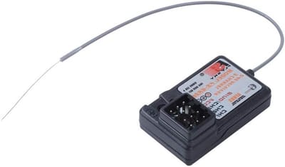 3-kanaals 2.4GHz Ontvanger voor RC Auto's en Boten - Compatibel met FS-GT2, GT3 en IT4S