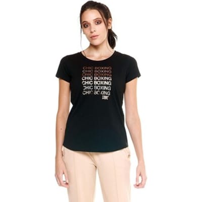 T-shirt Korte Mouw Leone 1947 Woman Short Sleeves Chic Boxing