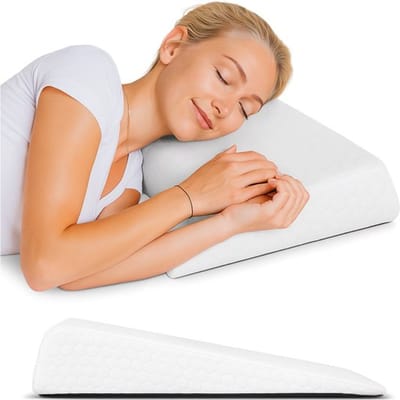 Wigkussen Orthopedisch - Betere slaaphouding en extra ondersteuning - Rugkussen voor in bed - Matraswig - Voor Baby & Volwassenen - Alyze