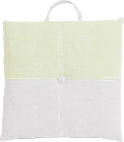 Duo Tone Sand Groen Mattress Handle | 40 X 40 | Sierkussen Voor Woonkamer Of Slaapkamer