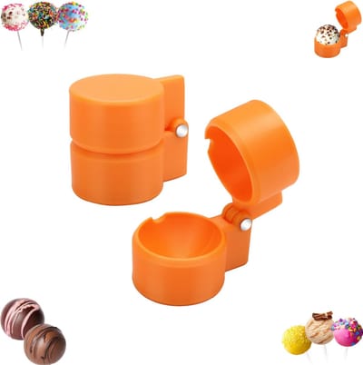 2 stuks - lollyvorm - Ronde cakevorm - 3D-geprinte lollyvorm - Zelfgemaakte dessertstokjes - Snel ontvormend bakgereedschap - Voor thuisbakken, verjaardagsfeestjes, bruiloftsdesserts en het maken van lolly's