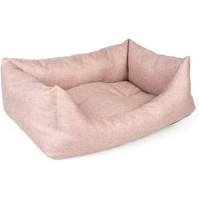 Duvoplus - Dierenkussen - Hond - Mand Rechthoekig Royal Xl - 110x85x26cm Roze - 1st