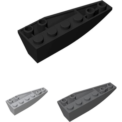 50g/20stuks 41765 Wig Gebogen Omgekeerd 6x2 Rechts Bouwsteen Moc Gereedschap Accessoires Werkt Met Baksteen Kinder Speelgoed Gi 50g--20PCS