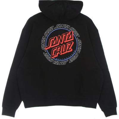 Lichtgewicht herensweatshirt met capuchon en holle ring, zwart
