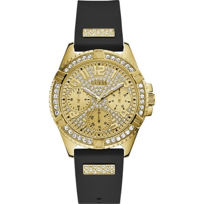 GUESS W1160L1 dames horloge 40 mm - Zwart
