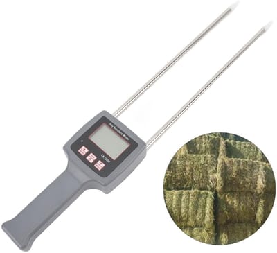 Draagbare Hooi-vochtigheidsmeter - Nauwkeurige Hooitester - Voorkom Bederven - Compact en Lichtgewicht - Optimaliseer Hooikwaliteit - Voo