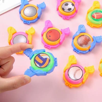 5/10pcs Mini Soucoupe Volante Jouet Catapulte UFO Portatif pour Enfants Anniversaire Cadeau Invité Jeu de Société Scolaire