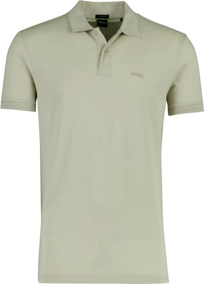 Poloshirts BOSS Green Regular Fit Pio lichtbeige 2 knoops