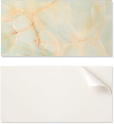 Zelfklevend vinylpaneel met patroon voor de woonkamer, 100x50 cm, elegant marmerpatroon.