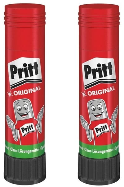 Pritt lijmstift - 2x - 22 gram - hobby lijm - kinderlijm - knutsel artikelen