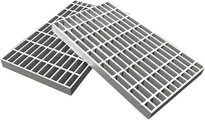 Stalen Roosterpaneel - Metalen Vloerrooster - Industriële Platforms - Zwaar Uitgevoerd Antislip - 100 x 30 x 3cm - Zilver