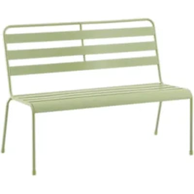 Central Park Tuinbank Lily Staal Groen 127x63x86cm