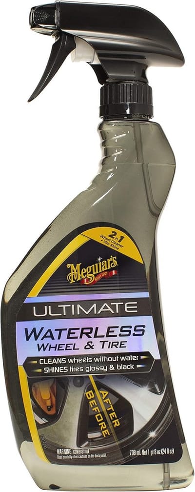 Waterloze wiel en band dressing voor een perfecte glans