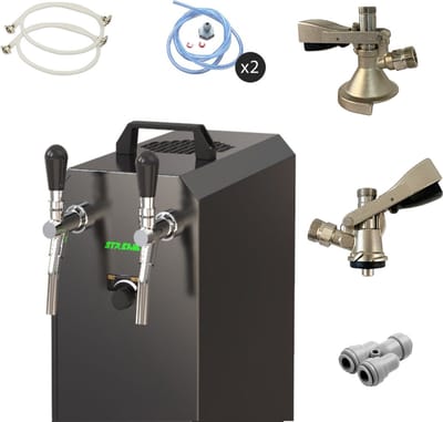 Complete set - Biertap - STREAM 50K - 2-lijns, tot 55 liter/uur - met Fustkoppeling Type A, Type S