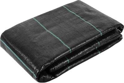 Onkruidbestrijdingsmembraan Heavy Duty 100 gsm - Zwart Bodembedekking