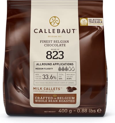 Callebaut Chocolade Callets - Melk - 400g - Belgische Chocolade