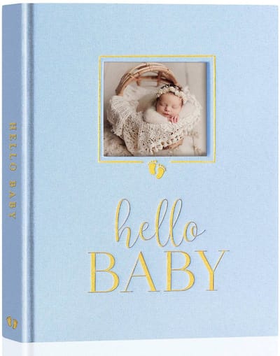 Dailygoods- Geboorteboek - Baby Memory Book - Fotoalbum - Geheugenboek - Babyboek - Eerste 5 Jaar - Ruimte voor maandelijkse updates