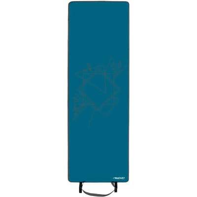 Avento Fitnessmat Neopreen - 180 x 60 x 0.6 cm - Blauw/Grijs