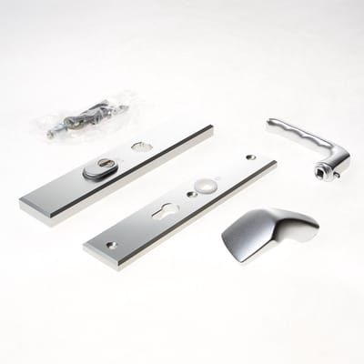 Hoppe veiligheidsbeslag knop/kruk - SKG*** met kerntrek - London - PC 55 - deurdikte 38/43mm - F1