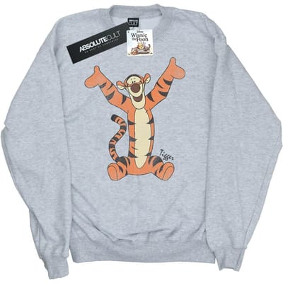 Disney Heren Winnie The Pooh Klassiek Teigetje Sweatshirt (Sportgrijs)