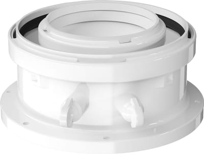 Bosch Rookgasaccessoires FC-CA60 Ketelaansluitstuk d:60/100 kunststof, 7738112636 - 7719003381