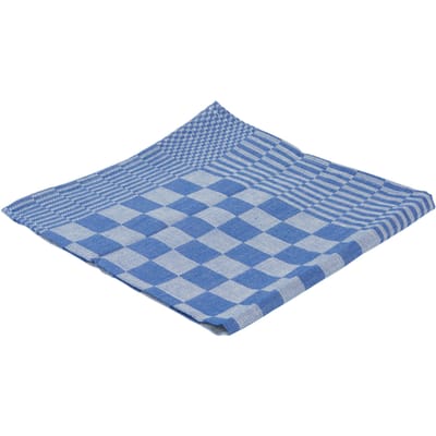 Theedoek Cleaninq blok marine 65x65cm blauw 6 stuks
