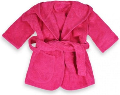 Velours Badjas Fuchsia - 80/92
