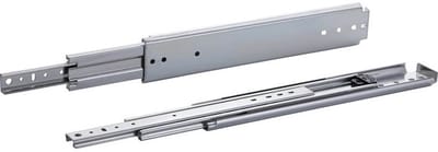 Set ladegeleiders 50cm 20" volledig uittrekbaar en 250 kg belastbaar - 2 st. heavy duty kogelgelagerde camper lade geleiders 500 mm 20 inch lang sterk zwaar robuust