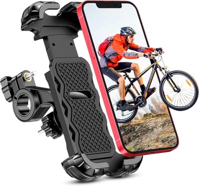 Telefoonhouder voor fiets, scooter - 360° draaibaar - Beveiligingsslot - Volledige bescherming