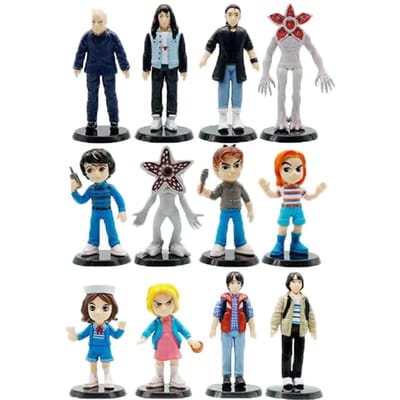 Demogorgon Strangered Vecna Desktop ornament Speelgoed Kinder Cadeaus Figuur Verzamelfiguur Voor Tafelblad Bureau Decoratie Cadeau gray