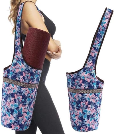 Yoga Mat Tas - Draagtas Opbergtas - Sporten En Reizen - Gemaakt Van Biologisch Katoen - Grote Capaciteit - Gekleurd