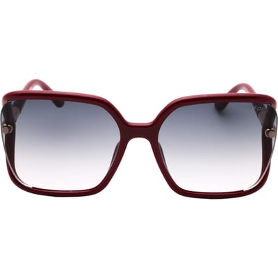 Tom Ford Gradient Smoke Shiny Fuxia Montuur Zonnebril