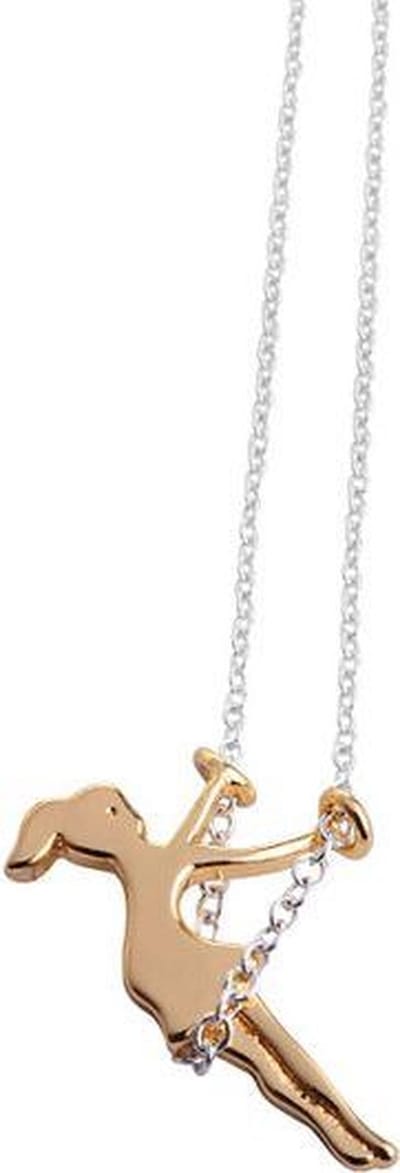 24/7 Jewelry Collection Meisje op Schommel Ketting - Zilverkleurig