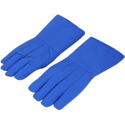 1 Paire Gants Antigel 38cm Gants de Protection Basse Température pour Laboratoire Azote Liquide Sec