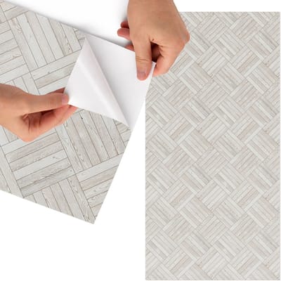 Tulup Meubelfolie - Houtstructuur Decoratiefolie - 65x130 cm - Beige Meubelfolie - Decoratiefolie - Minimalist Meubelfolie - Meubel Wrap Folie - Woonkamer decoratie - Texturen