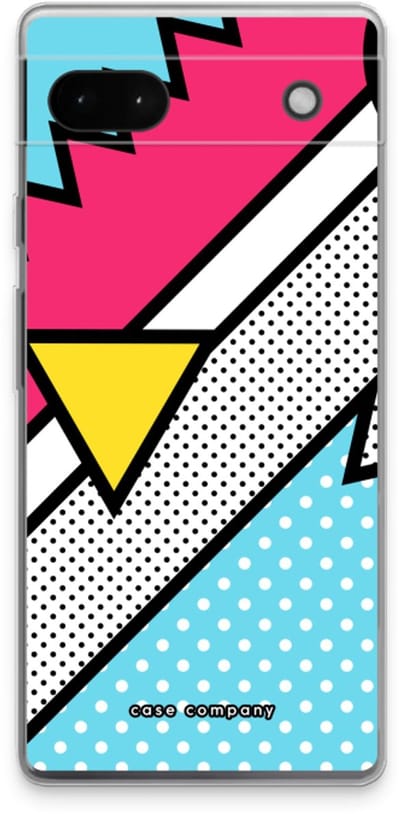 Case Company® - Hoesje geschikt voor Google Pixel 6a hoesje - Pop Art #3 - Soft Cover Telefoonhoesje - Bescherming aan alle Kanten en Schermrand