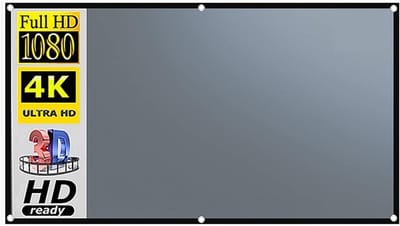 Projectiescherm - Beamerdoek Reflecterend - Thuisbioscoop Creëren - Anti-licht Coating - 133 Inch 16:9 - Donkergrijs