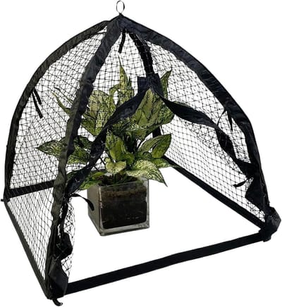 Plantenbeschermers tegen Dieren - Beschermkooi Tuin - Planten Beschermen - Rits Zijingang - 56x56x56 cm - Enkel kenmerk