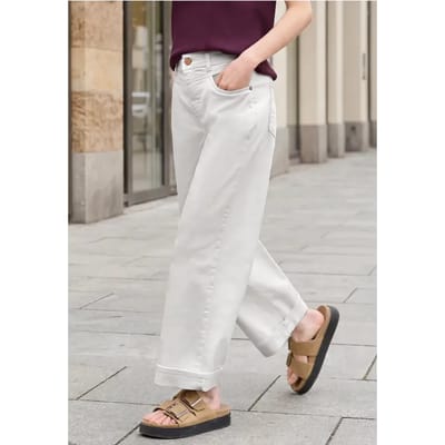 High Waist jeans culottes in casual pasvorm