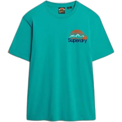 Superdry - Great Outdoors T-shirt met Core logo op de borst - Heren - T-shirts