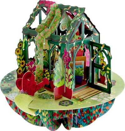 3D kaart kas - Santoro London Pirouettes