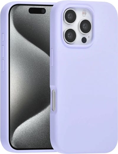 Multimedia & Accessoires Premium Siliconen TPU Back Cover Case Hoesje geschikt voor Apple iPhone 16 Pro – Paars – Zachte Plastic – Soft Case