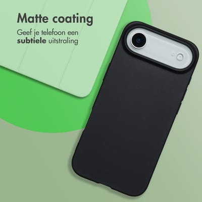 imoshion Hoesje - Geschikt voor Apple iPhone 17 Air - Color Backcover - Zwart