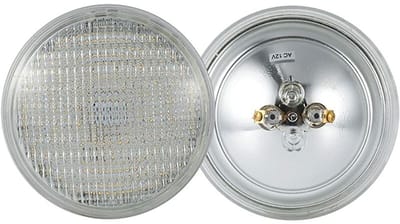 45W waterdichte IP68 LED zwembadlamp RGBW onderwater zwembadlamp 12V DC/AC kleur LED-spot met afstandsbediening 7 instelbare kleuren 15 Mod