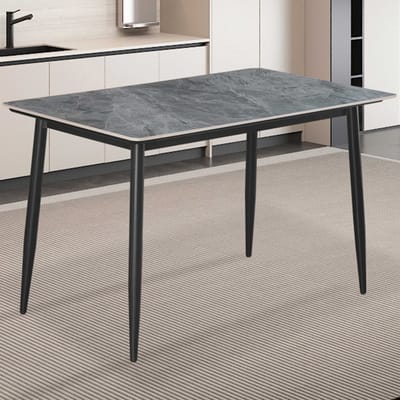 Tafel 'Kenzo' 140 cm Rechthoekig Steen Grijs